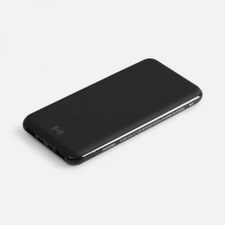 Аккумулятор с беспроводной зарядкой All Day Wireless, 10000 мАч, черный
