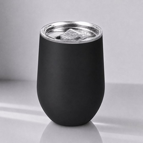 Вакуумная термокружка «Sense Gum», непротекаемая крышка, soft-touch