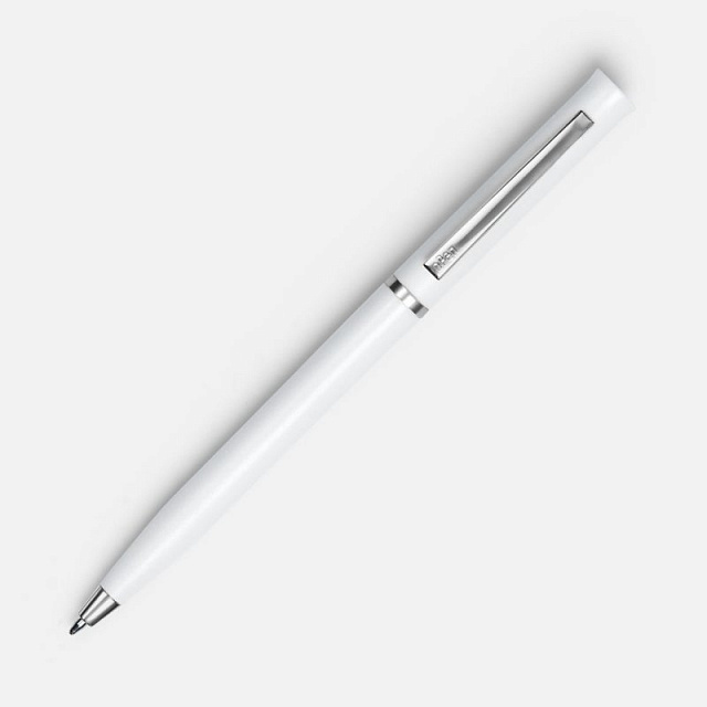Ручка шариковая Euro Chrome, белая