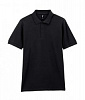 Футболка поло PREMIUM COTTON ADULT DOUBLE PIQUE, ЧЕРНЫЙ S